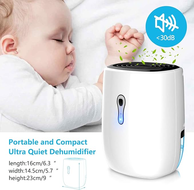 Dehumidifiers for Home 27oz Small Auto Shut off Dehumidifiers - Image 6