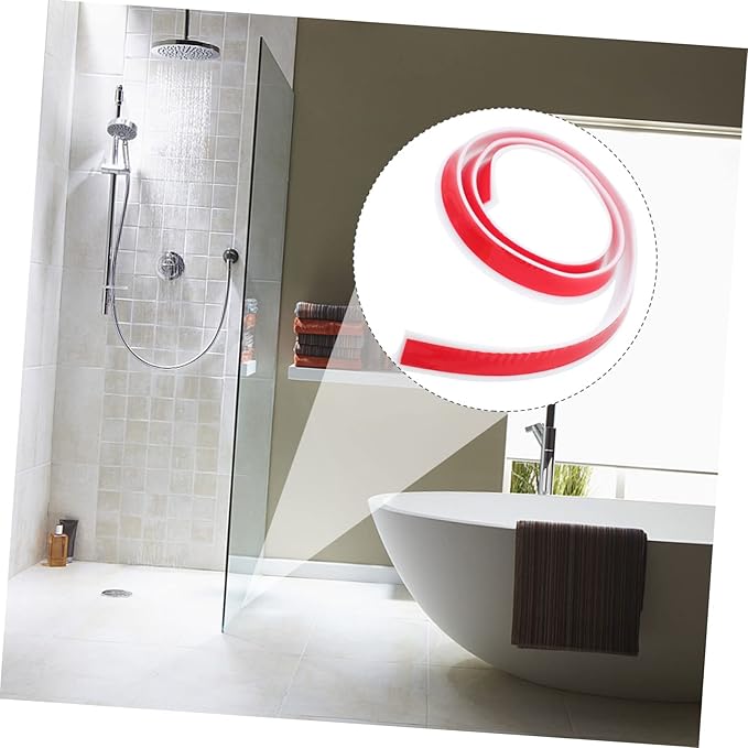 Housoutil 3pcs Self-adhesive Bathroom Strip Water Retaining Strip - Image 5