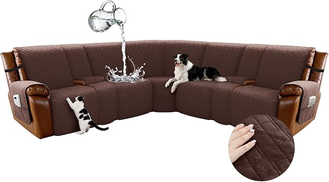 Arfntevss Waterproof Recliner Sectional Couch Covers by Arfntevss
