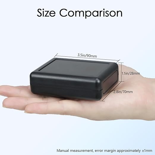 Project Box 8 Pieces Electrical Box Small Junction Box ABS Plastic Enclosure - Image 2