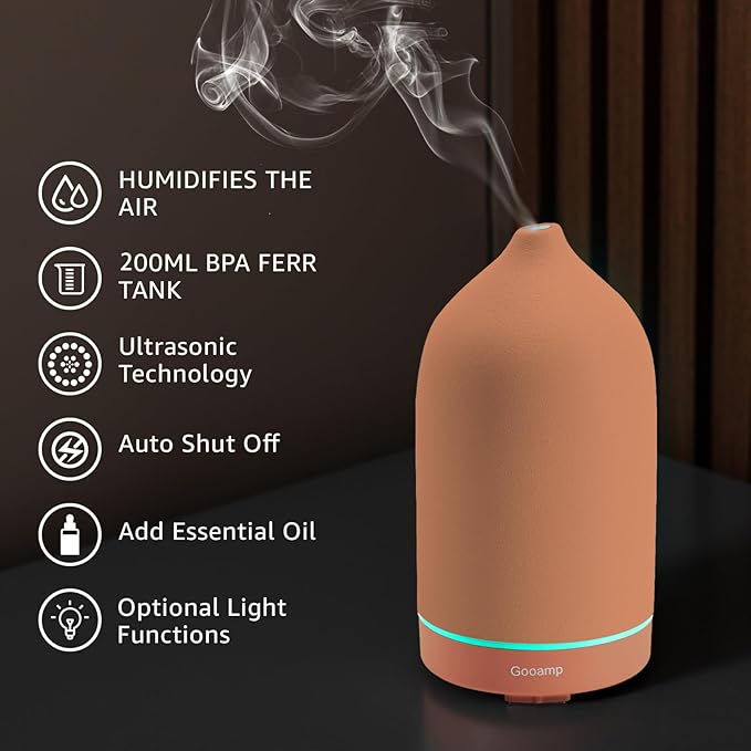 200ML Ceramic Essential Oil Diffuser - Image 3