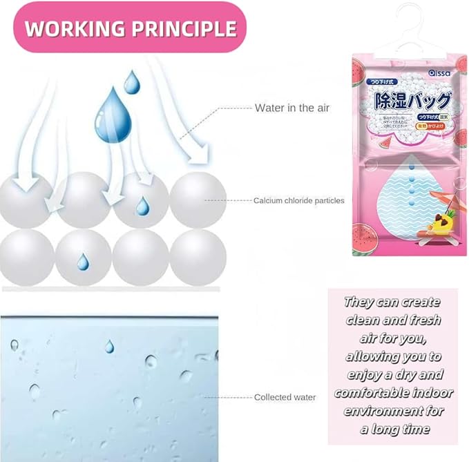 Moisture Absorbers Packets, Dehumidifier Bags, Hanging Moisture Absorber Bag - Image 3