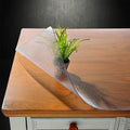 NECAUX Custom 42 x 56 Inch Frosted Table Cover Protector, 1.5mm Thick Plastic by NECAUX
