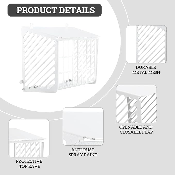 Outdoor Dryer Vent Cover with Open/Close Flap – Fits 5–6 Inch Vent Caps - Image 5