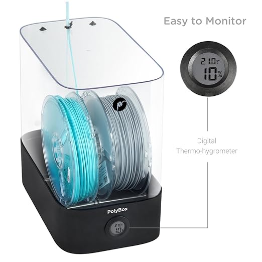 Polymaker Filament Storage Box for 2x1kg Spools or 3kg Spool- PolyBox Edition - Image 6