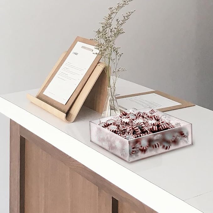 Marketing Holders Acrylic Display Box Countertop Showcase Bin 6.75" x 6.75" x - Image 6