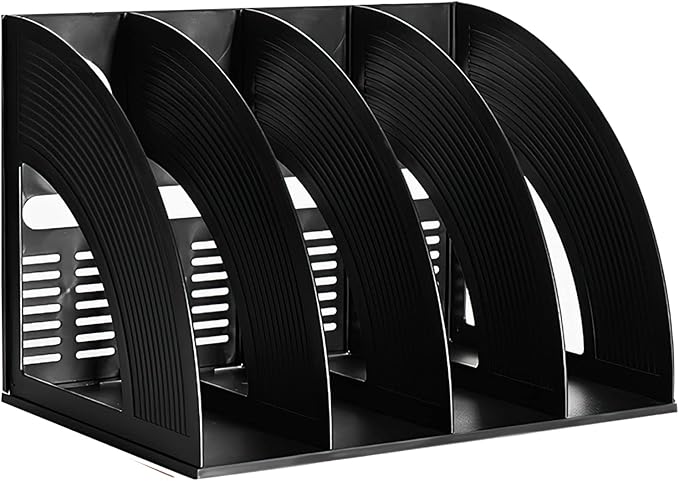Marte Vanci Magazine File Holder Vertical PP Folder Book Desktop Organizer by MarteVanci