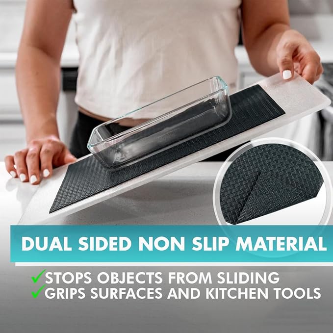 Shelf Liner, Drawer Liner & Kitchen Cabinet Liner – Thick Waterproof Rubber - Image 5