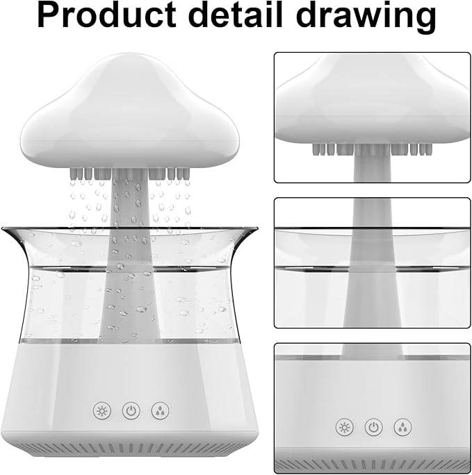 cjc Cloud Rain Humidifier for bedroom - Image 3