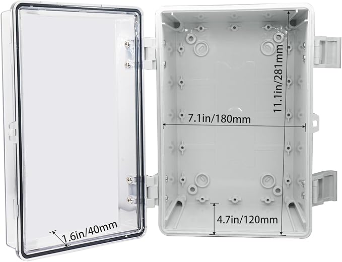 Waterproof Electrical Box Dustproof Junction Box Weatherproof IP67 ABS Plastic - Image 5