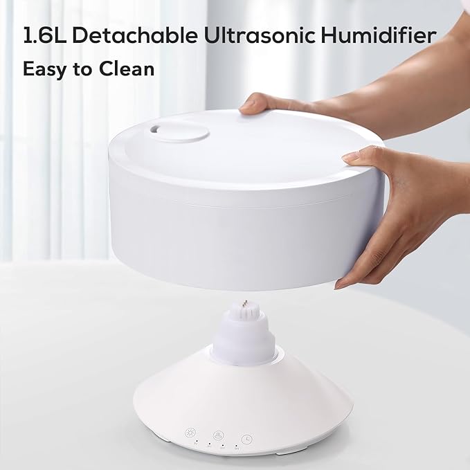 Large Humidifiers Easy to Clean, Essential Oil Diffuser, Colorful Light - Image 2
