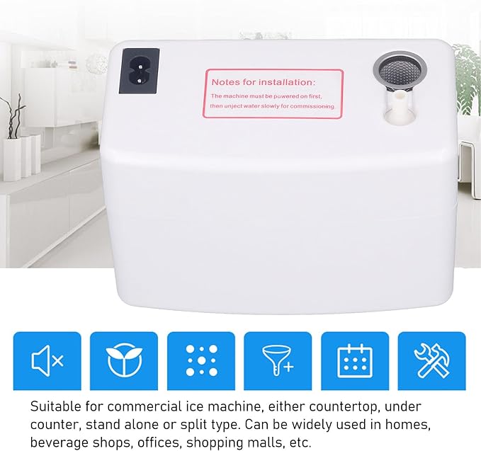 Condensate Pump, US 110V 60HZ Low Noise 200ml Water Tank Safety Switch HVAC - Image 4