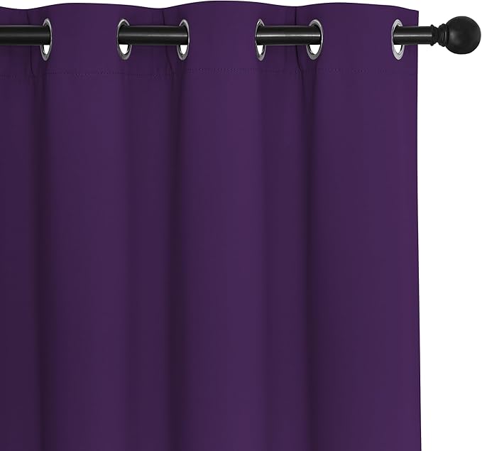 NICETOWN Patio Door Curtain Sound Blocking, Bedroom Privacy Room Divider Curtain - Image 7