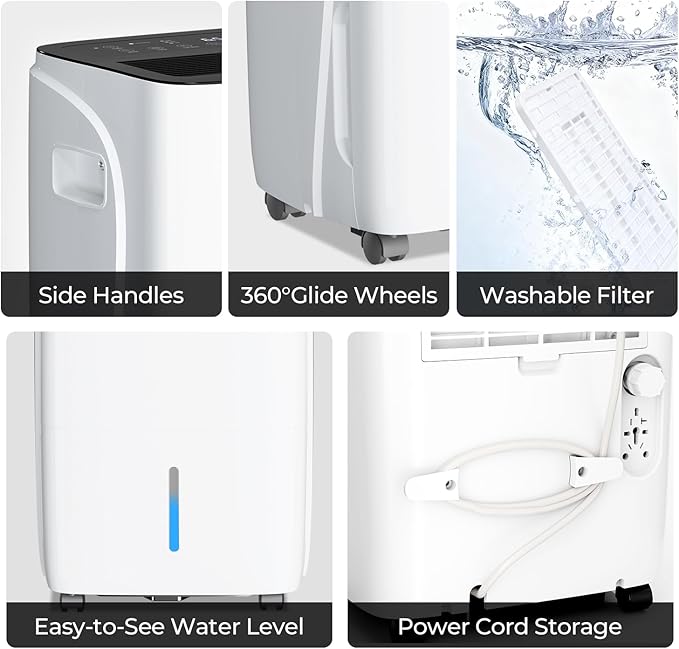 COWSAR 150 Pints Energy Saving Dehumidifier - Image 7