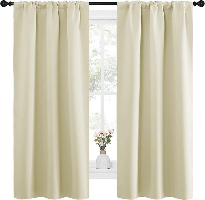 NICETOWN Bedroom Curtains for Kids Room, Window Treatment Thermal Insulated - Image 2