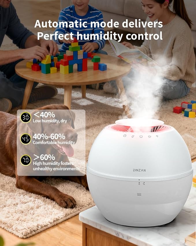 Dual-Function Humidifier & Dehumidifier 152oz Water Tank Steam distillation - Image 7