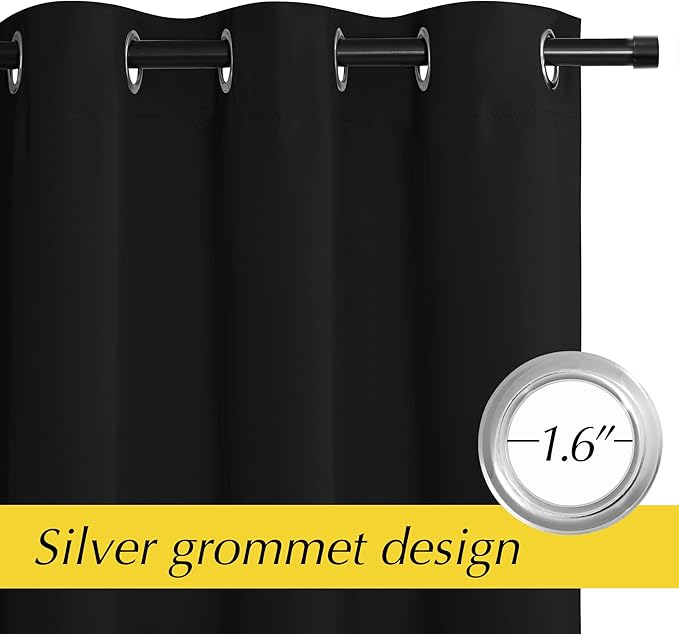 NICETOWN Door Curtain for Doorways, 80 inches Long Temporay Door Cover Portable - Image 6