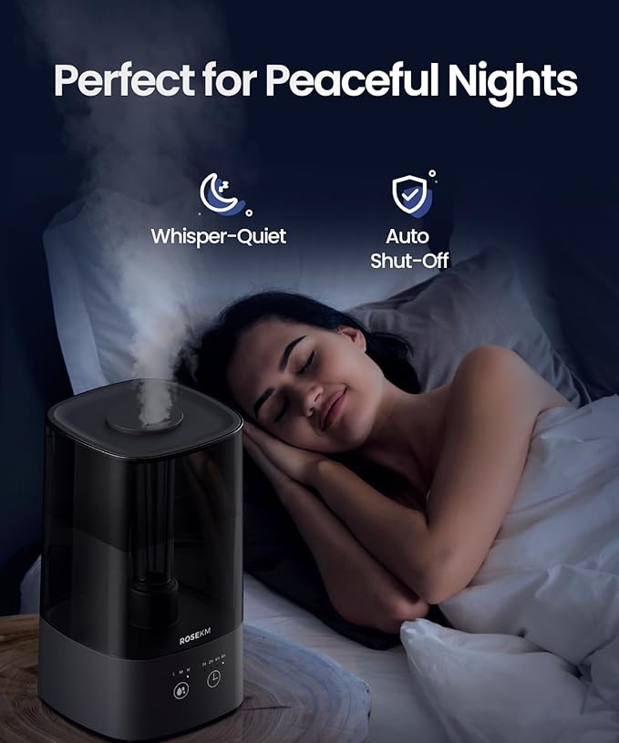 4.5L Humidifiers for Bedroom, Humidifiers for Home Large Room, Cool Mist - Image 4
