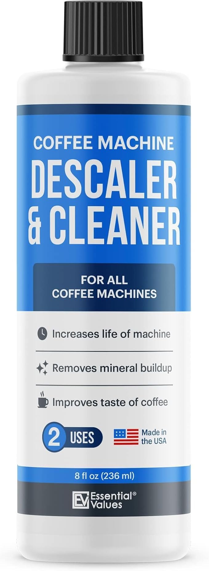 Essential Values Descaling Solution – Coffee Maker Cleaner by EssentialValues