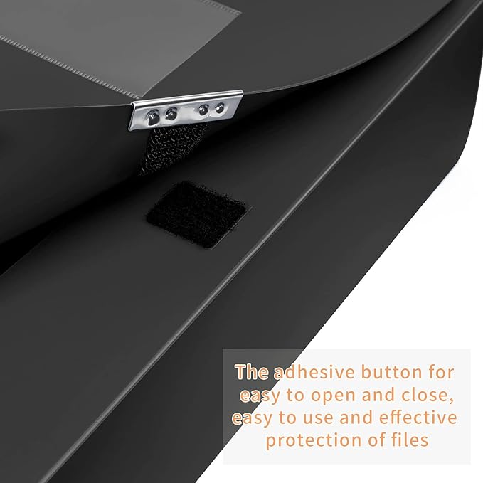 HUA JIE A4 Storage File Boxes Plastic Archives Cases - Image 6