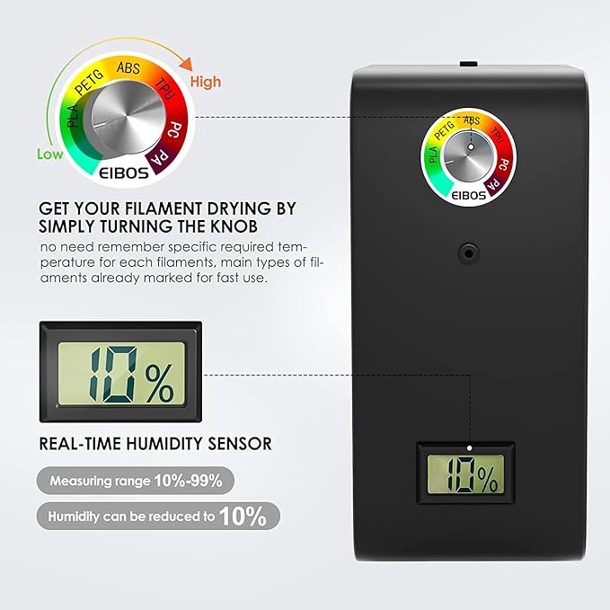 【EIBOS Official】 3D Printer Filament Dryer Easdry Box - Image 6
