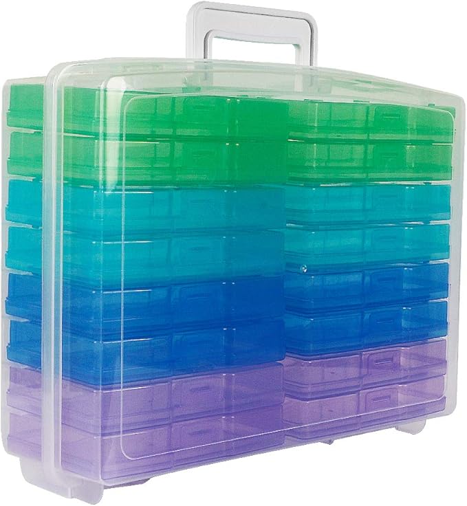 novelinks Transparent 4" x 6" Photo Organizers and Photo Storage Box - Image 6