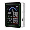 Air Quality Monitor Indoor, 10 in 1 Portable Smartair Quality Tester by zemeollo