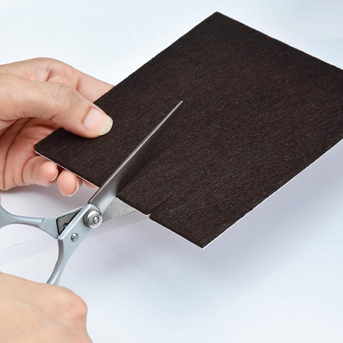 8 Pack - 2 Colors Self Adhesive Square Furniture Felt Pad Surface Protector - Image 3