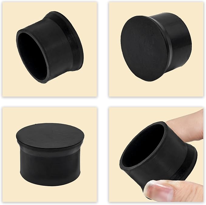 Flyshop 2", 50 mm, Patio Round Chair Leg Caps, Furniture Table Feet Covers - Image 8