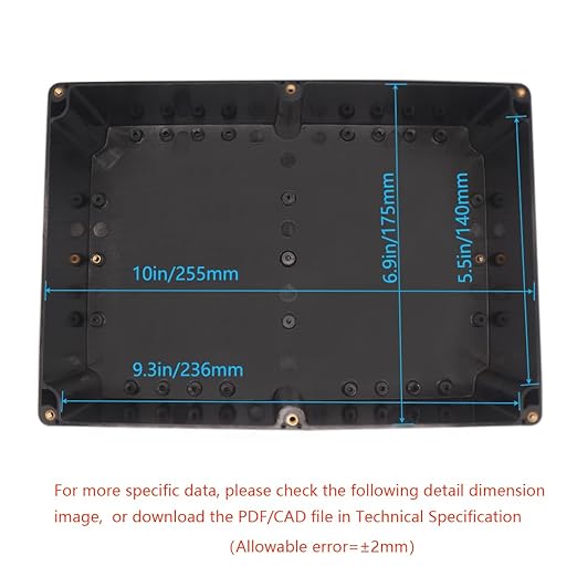 Zulkit Junction Box ABS Plastic Dustproof Waterproof IP65 Universal Electrical - Image 5