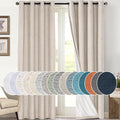 PrinceDeco Linen Blackout Curtains by PrinceDeco