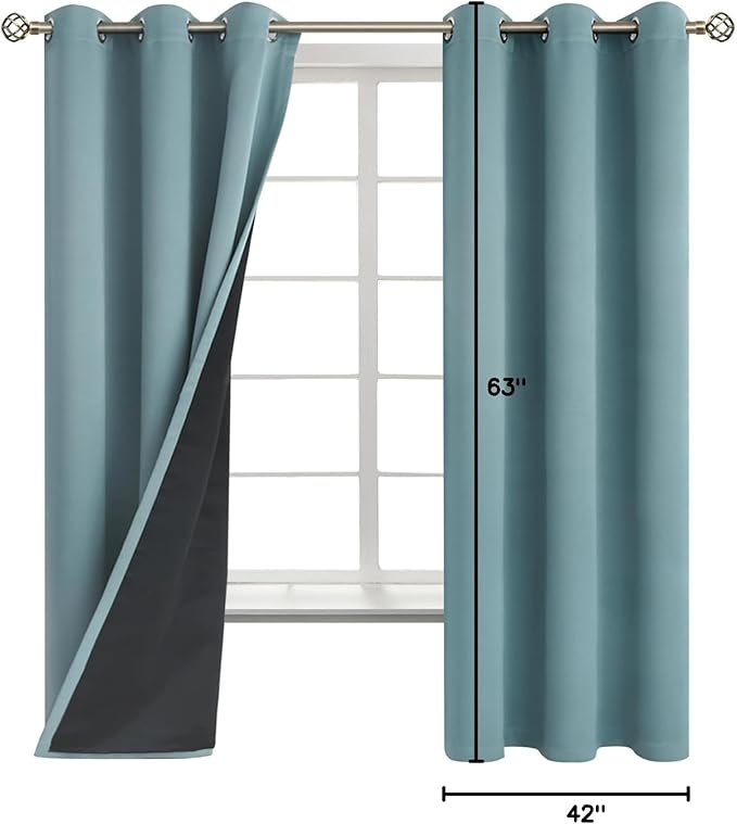 BGment Thermal Insulated 100% Blackout Curtains - Image 9