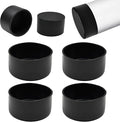 2-3/8" Silicone Chair Leg Floor Protectors, Rubber Chair Leg Caps, Non-Slip by EASYEAH