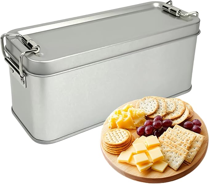 Tin Box - Portable Container Empty Organizer | Metal Tin Box, by Unknown