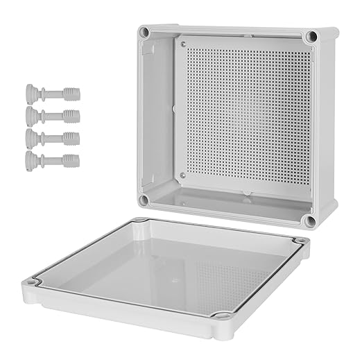 Junction Box，11"x 11"x 5.1" Outdoor Electrical Box by HoHaing