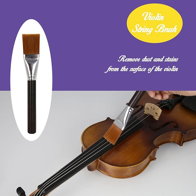 Violin Cleaner Care Cleaning Kit, Maintenance Kit, Liquid Rosin, Rosin Remover - Image 8