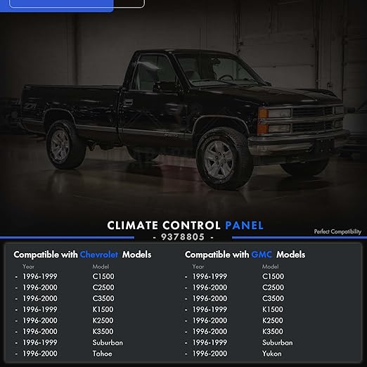 599-006 Heater Climate Control Unit Panel Module - Image 2