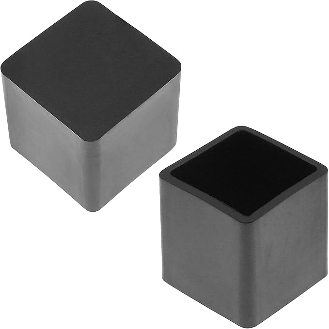 20Pcs Square Furniture Leg Caps 3/4" x 3/4", Anti-Slip PVC Chair Leg Caps - Image 3