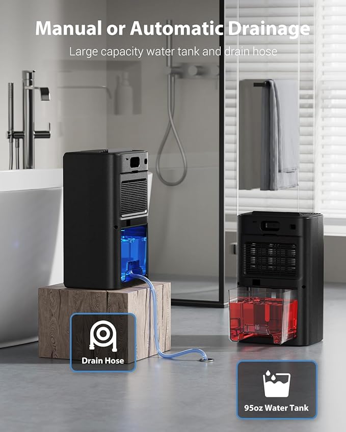 95oz Dehumidifiers for Home, 1000 Sq.Ft Dehumidifier - Image 7