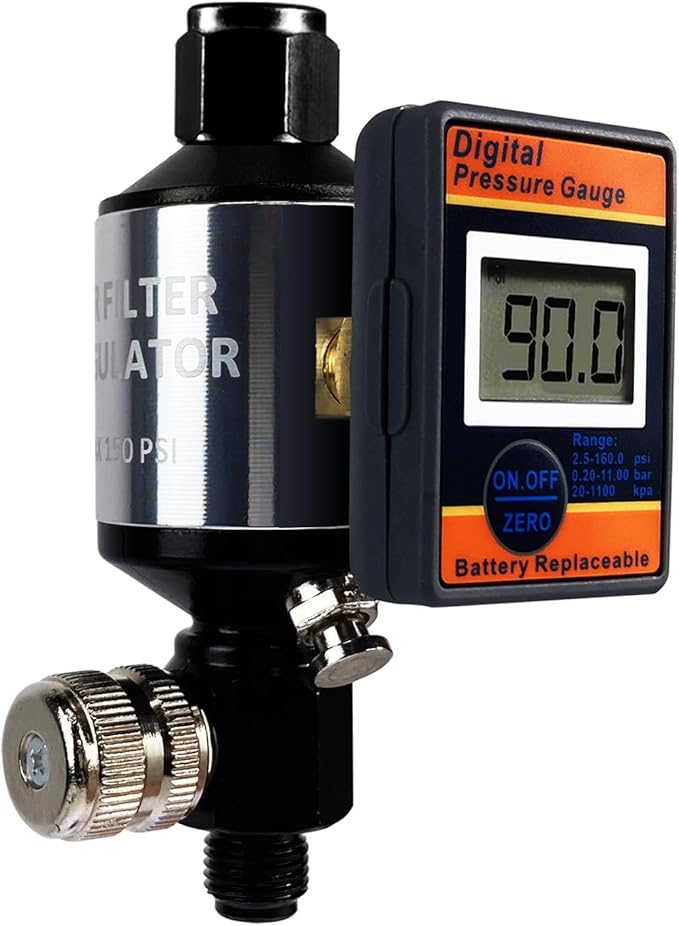 LE LEMATEC Digital Air Pressure Regulator & Water Separator by LELEMATEC