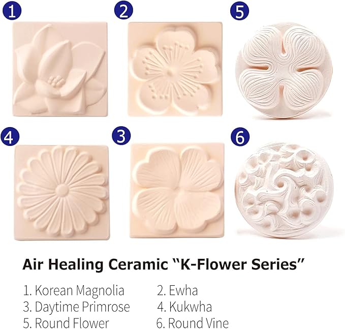 Air Purifying Healing Ceramic-Korean flower Series - Image 2