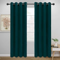Easy-Going Blackout Curtains for Bedroom, Solid Thermal Insulated Grommet and by Easy-Going