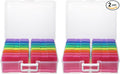 novelinks Transparent 4" x 6" Photo Organizers and Photo Storage Box by novelinks