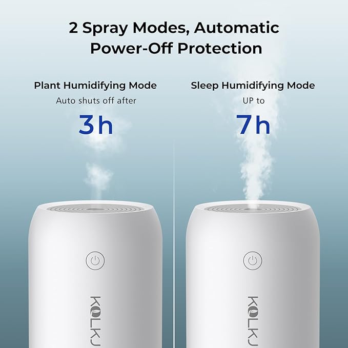 Portable Mini Humidifier, KQLKJ 350ml Small Cool Mist Humidifiers, USB Personal - Image 5