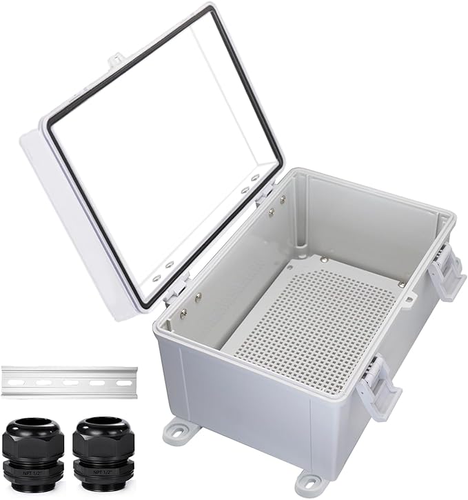 Waterproof Electrical Box Dustproof Junction Box Weatherproof IP67 ABS Plastic by YETLEBOX