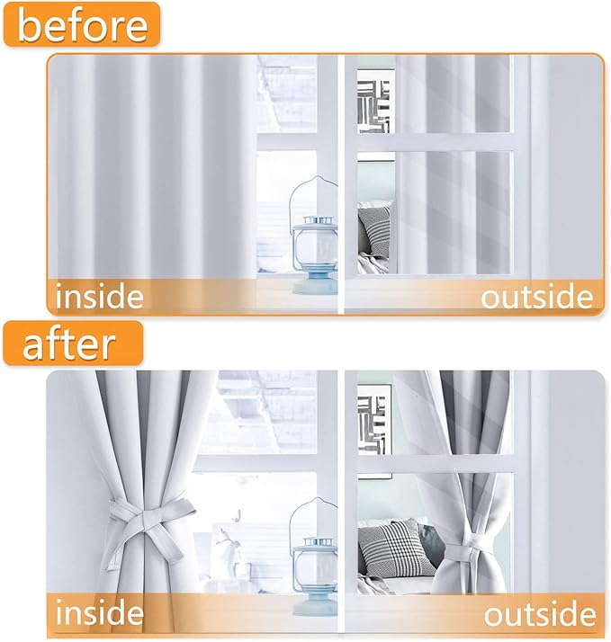 Hiasan Room Darkening Curtains for Bedroom, Noise Reducing, Energy Saving - Image 5