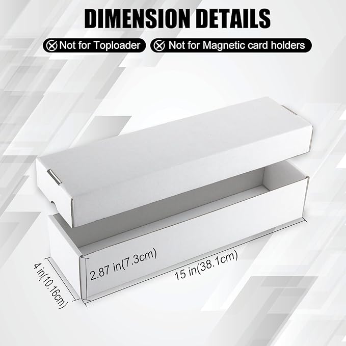 Trading Card Storage Box 6 Pack 1200 count - Image 4