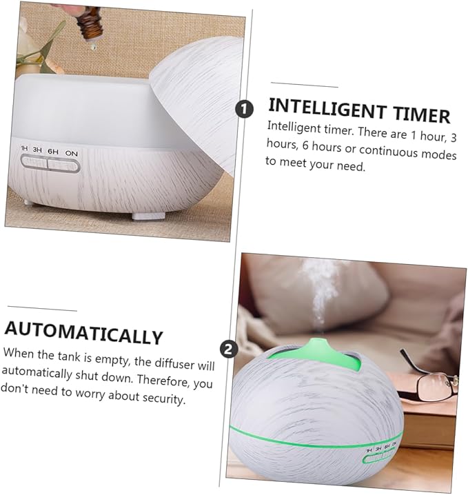 CHILDWEET Aroma Diffuser with LED Lights Essential Oil Diffuser Humidifier - Image 3