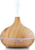 Aroma Essential Oil Diffuser, JoySusie 500ml Wood Grain Ultrasonic Cool Mist by JoySusie