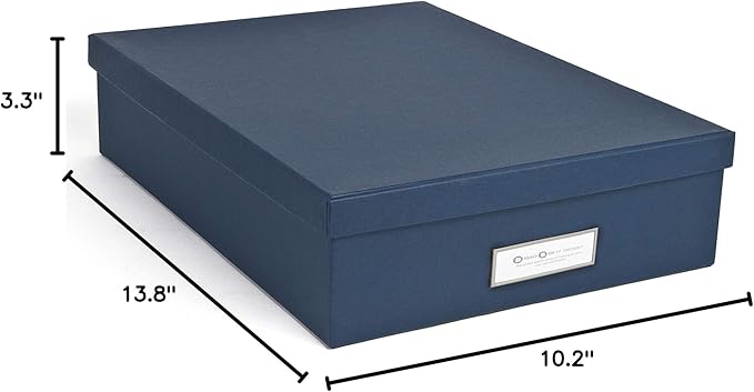 Bigso Oskar Fiberboard Label Frame Document Letter Box - Image 6